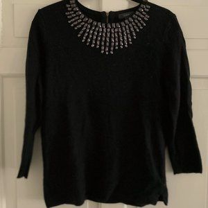 J. Crew, Size S, Black/Jeweled Sweater